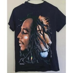 Bob Marley - Lion Jamaica Collection T-Shirt Size Small Black